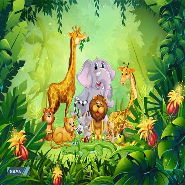 پوستر کودک حیوانات جنگل کد P0111