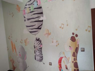 سفارش و اجرای پوستر دیواری اتاق کودک